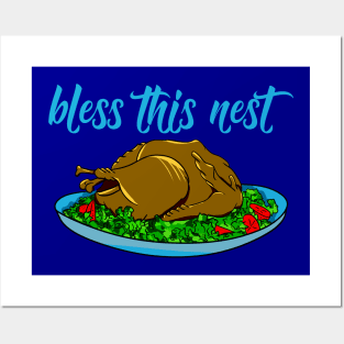 Blessed Thanksgiving Dinner Posters and Art